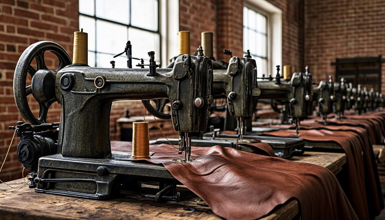 Rangée de machines