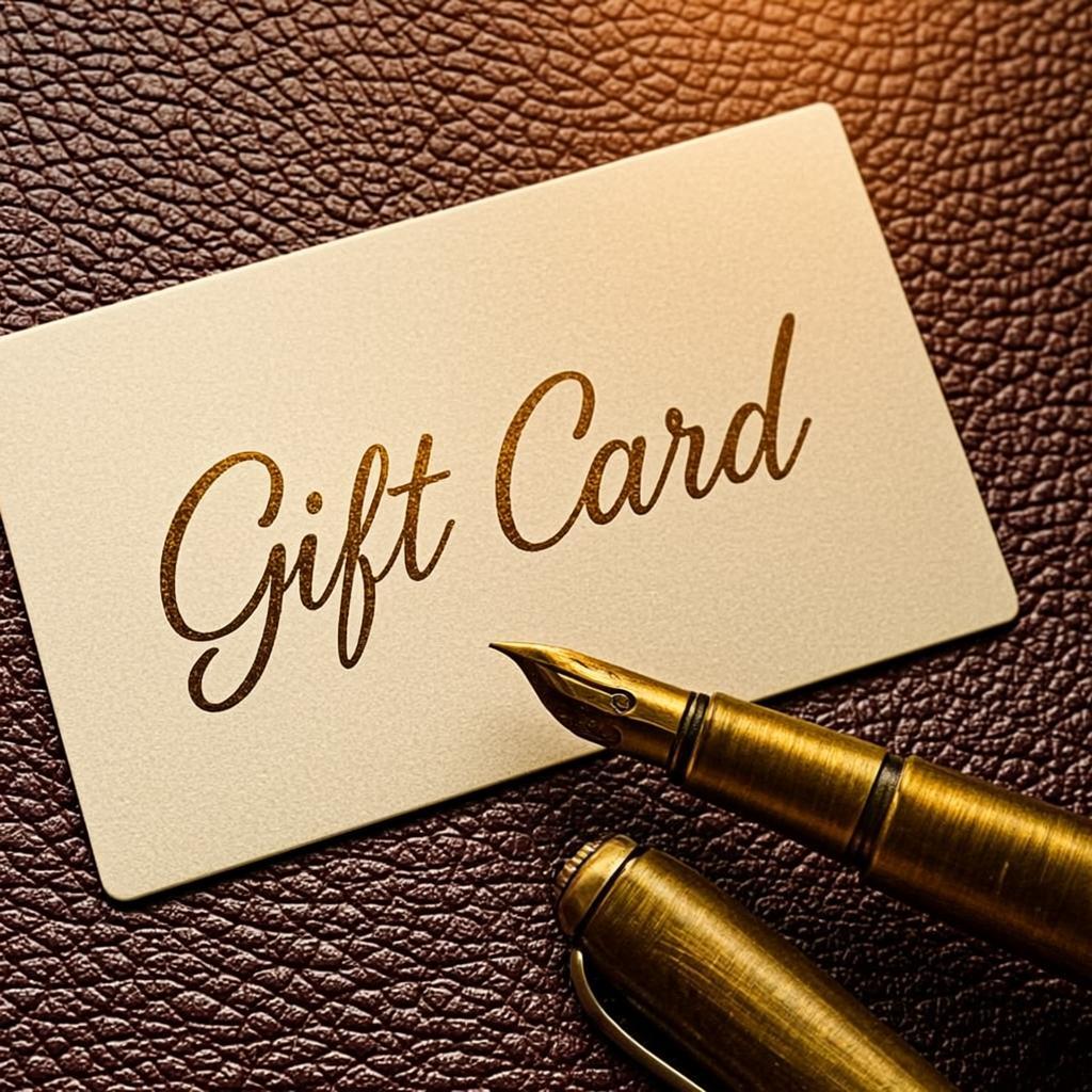 Carte calligraphiée